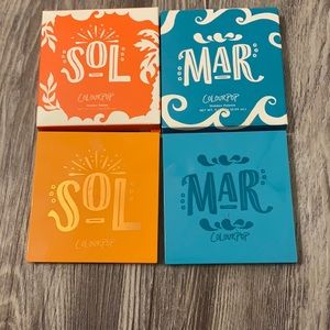 Colourpop Mar & Sol Palettes, lightly used
